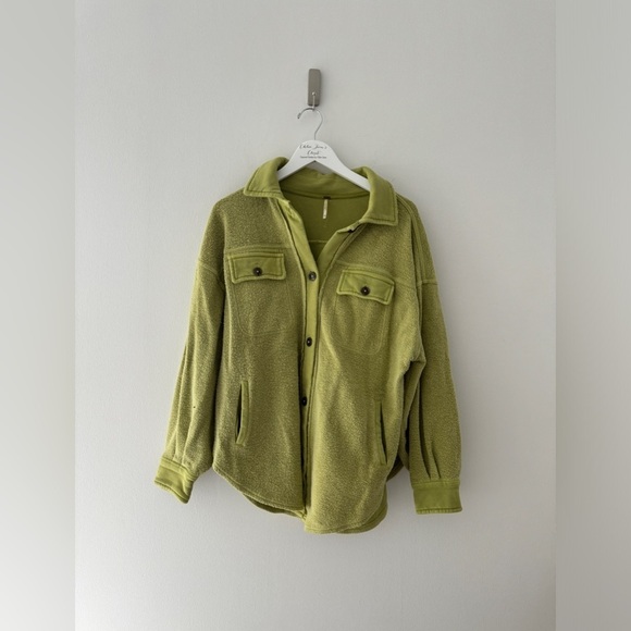FREE PEOPLE Ruby Shacket in Light Green XS - Picture 4 of 7